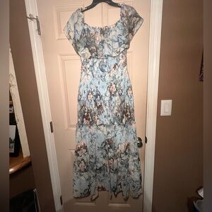 Blue Floral Dress